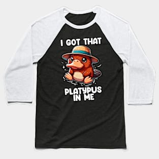 Platypus Baseball T-Shirt